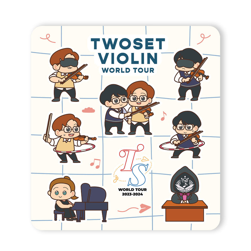 Twoset World Tour 2023-2024 Sticker Pack
