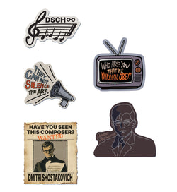 B²TSM Shostakovich Sticker Pack